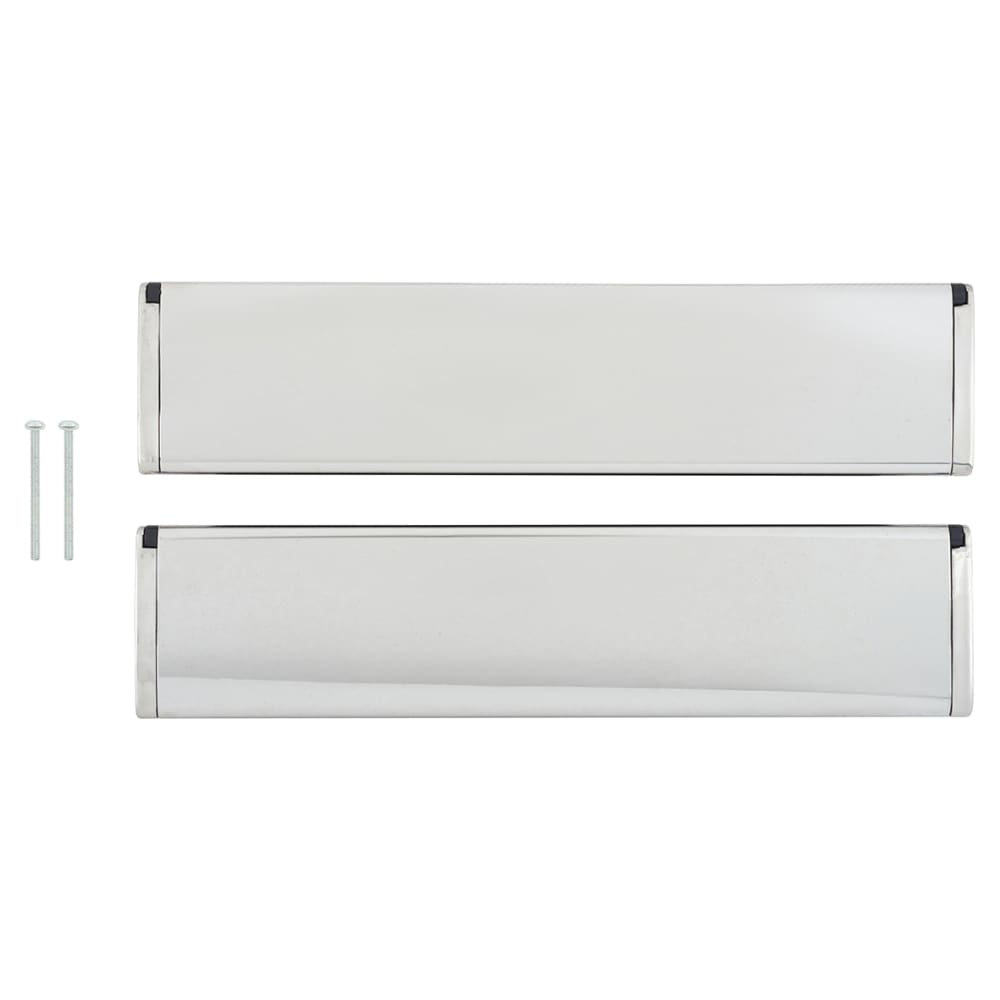 Trojan Letter Plate Brushed Chrome