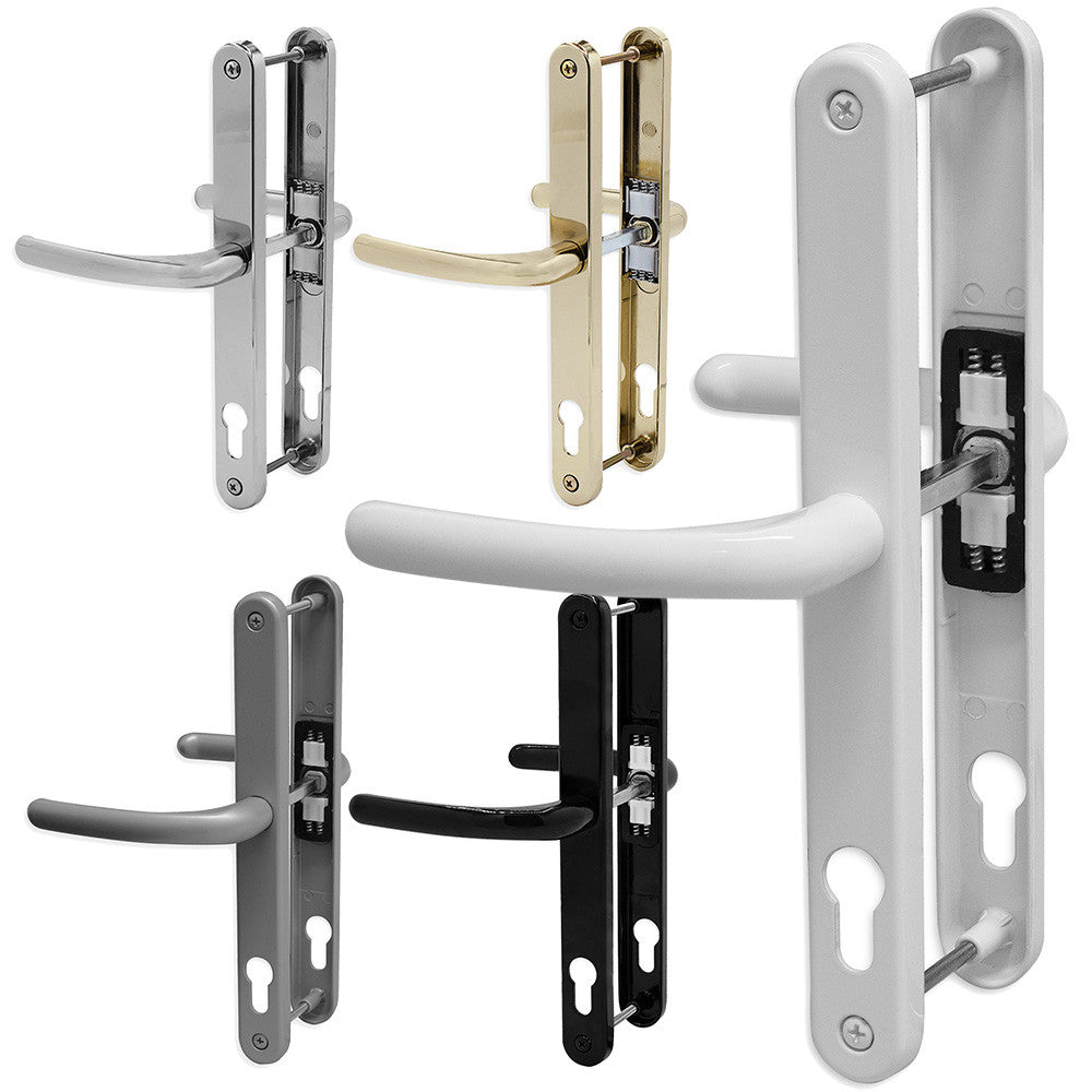 Fab & Fix Blenheim Lev/Lev uPVC Door Handles 240mm Fixing Centre