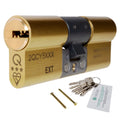 Greenteq Gold 3 Star 45/55 Cylinder. Door Lock with keys. 