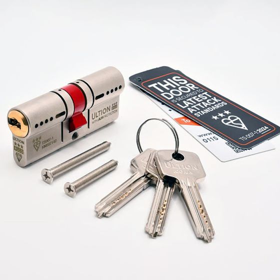 Ultion 3 Star Plus 35/35 Cylinder. Composite door cylinder. Door lock for composite door. 